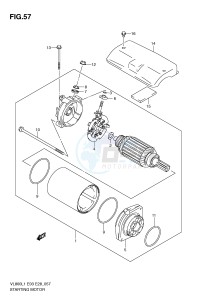 VL800 (E3-E28) VOLUSIA drawing STARTING MOTOR