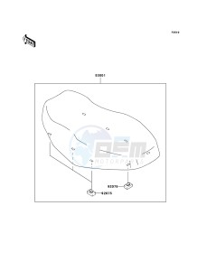 KVF360 KVF360B6F EU drawing Seat