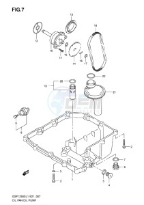 GSF-1250S BANDIT EU drawing OIL PAN-OIL PUMP