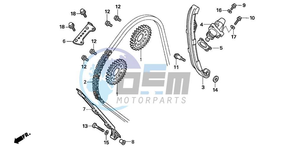 CAM CHAIN/TENSIONER