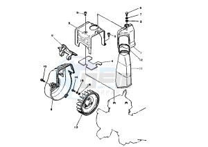 CT SS 50 drawing AIR SHROUD , FAN