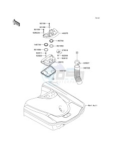 JH 1200 B [ULTRA 150] (B1-B3) [ULTRA 150] drawing HULL REAR FITTINGS