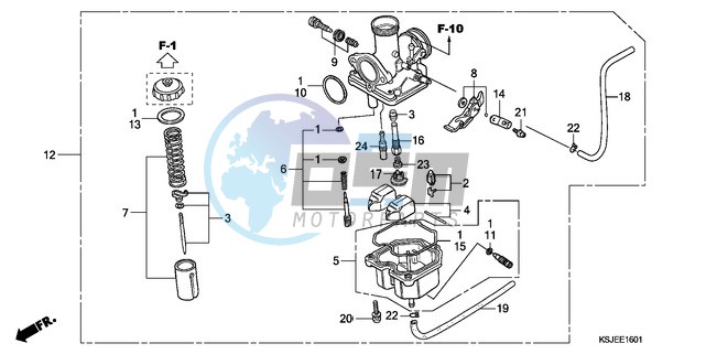 CARBURETOR (CRF100F)