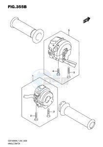 GSX-1300R ABS HAYABUSA EU drawing HANDLE SWITCH