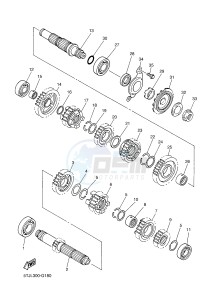 WR450F (1DXA) drawing TRANSMISSION