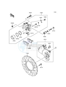 Z800 ZR800ADS FR GB XX (EU ME A(FRICA) drawing Rear Brake