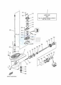 F20GE drawing PROPELLER-HOUSING-AND-TRANSMISSION-1