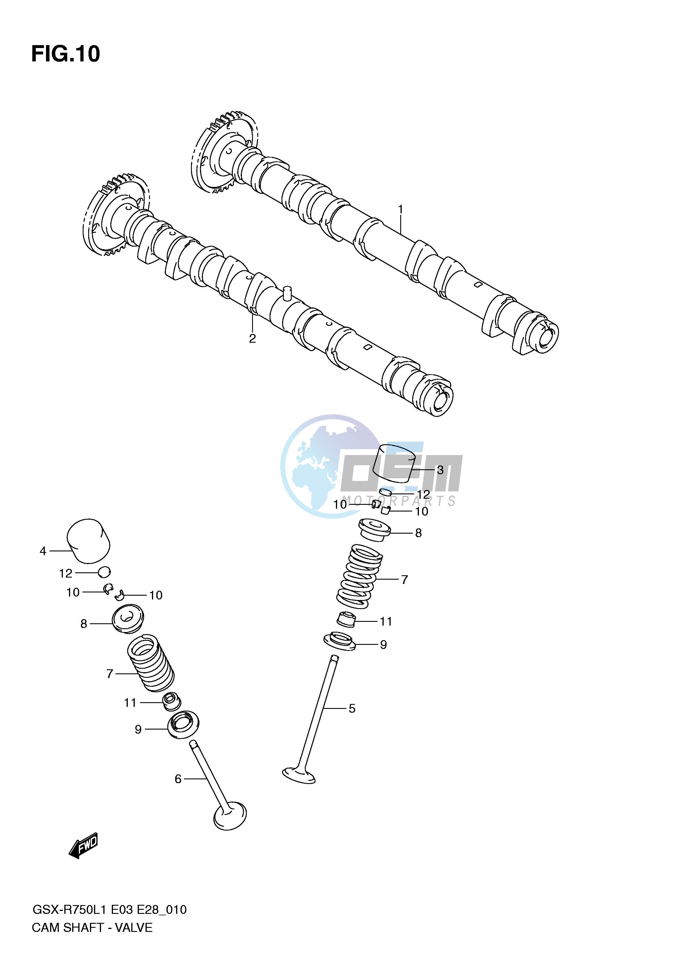 CAM SHAFT - VALVE