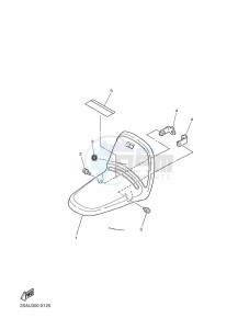 PW50 (2SAU) drawing FRONT FENDER