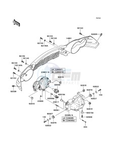 KVF750_4X4 KVF750D9F EU GB drawing Headlight(s)