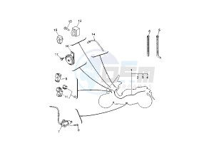 YP R X-MAX 125 drawing ELECTRICAL DEVICES