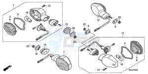 CB600F3A France - (F / CMF ST) drawing WINKER