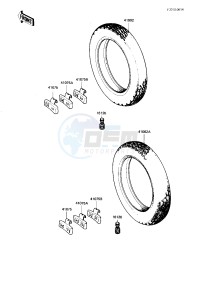 KZ 750 N [SPECTRE] (N1-N2) [SPECTRE] drawing TIRES