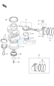 DF 250 drawing Crankshaft