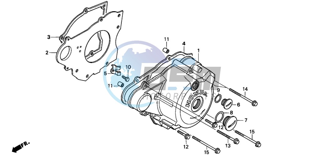 LEFT CRANKCASE COVER