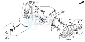 FES150A9 Europe Direct - (ED / ABS 2ED) drawing REAR COMBINATION LIGHT