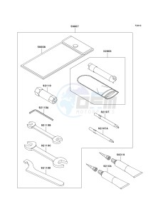 KVF 360 A [PRAIRIE 360 4X4] (A6F-A9F) A6F drawing OWNERS TOOLS