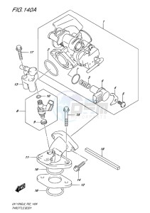 UK110NE ADDRESS EU drawing THROTTLE BODY