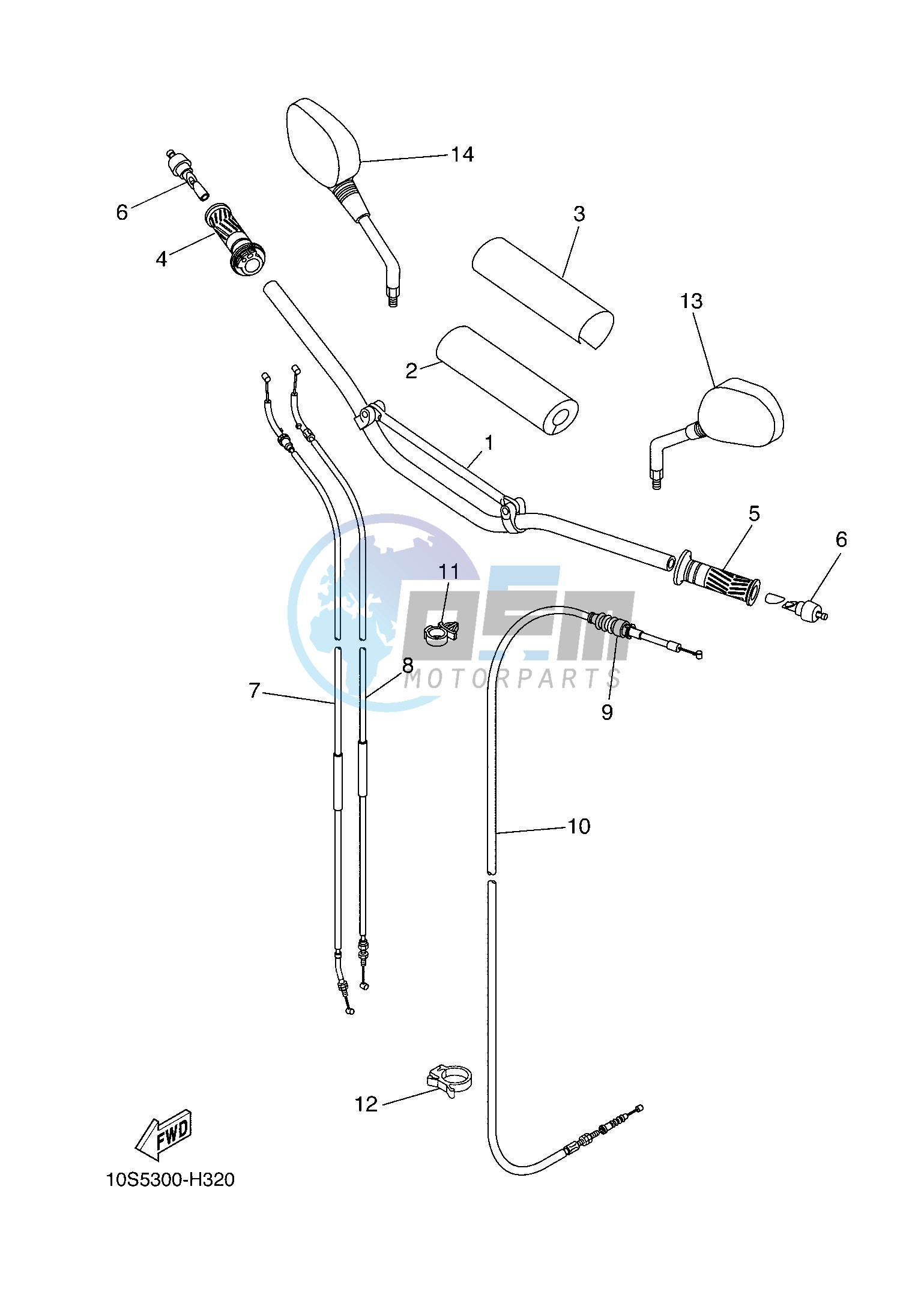 STEERING HANDLE & CABLE