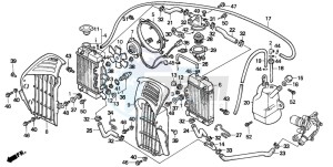 XL600V TRANSALP drawing RADIATOR