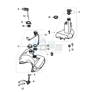 FIGHT N FR drawing TANK AND FUEL PUMP