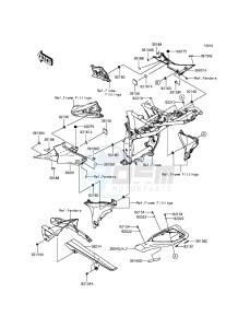 Z800 ZR800CGFA UF (UK FA) XX (EU ME A(FRICA) drawing Side Covers/Chain Cover