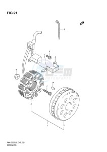 RM-Z 250 drawing MAGNETO (L0-L1)