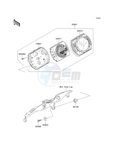 ZX 600 N [ZX-6RR] (N1) N1 drawing METER-- S- -