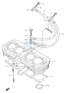 GSX400 (E30) drawing CYLINDER