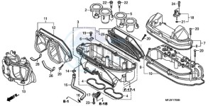 CBR600RAA Korea - (KO / ABS) drawing AIR CLEANER