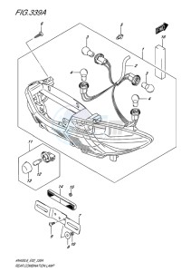 AN400 BURGMAN EU drawing REAR COMBINATION LAMP