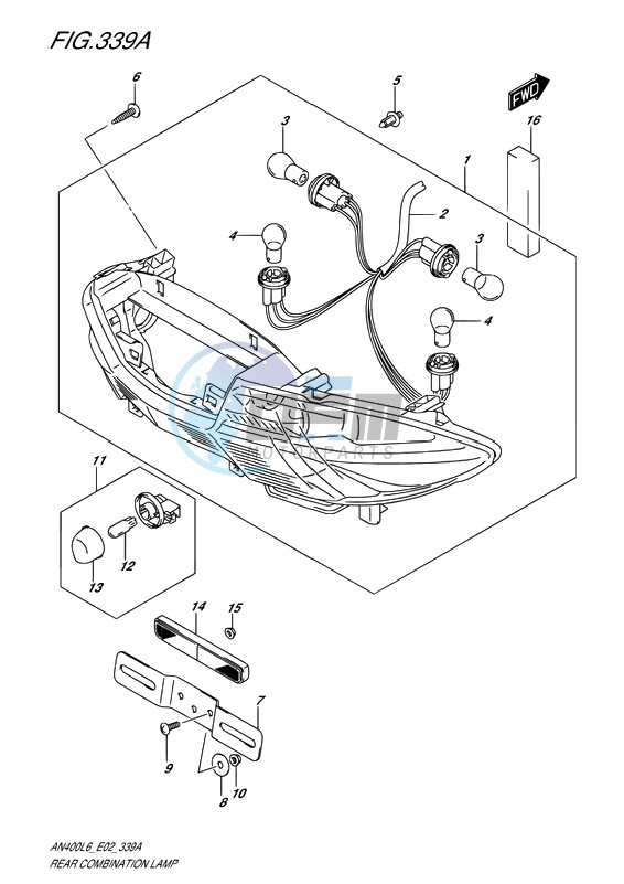 REAR COMBINATION LAMP