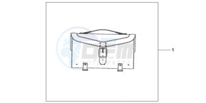 VT750CA9 Australia - (U / SPC) drawing LEATHER TOPCASE (PLAIN)