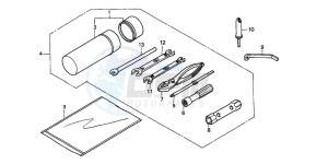 TRX450FM drawing TOOLS