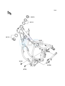 KX65 KX65AEF EU drawing Frame