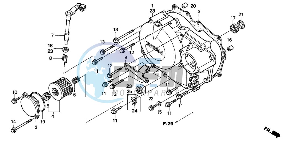 RIGHT CRANKCASE COVER