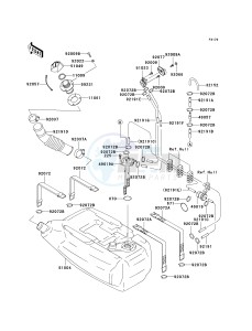 JT 900 E [900 STX] (E1-E2) [900 STX] drawing FUEL TANK