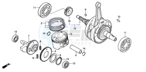 NX2502 drawing CRANKSHAFT /PISTON