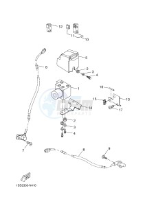 YP400RA X-MAX 400 ABS X-MAX (1SDA 1SDA 1SDA 1SDA 1SDA) drawing ELECTRICAL 3