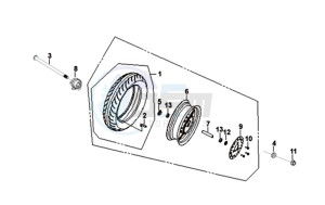 MIO 50I 45KMH (L8) EU EURO4 drawing FRONT WHEEL