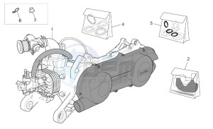 Scarabeo 50 Di-Tech drawing Engine