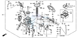 TRX500FMA Australia - (U) drawing CARBURETOR