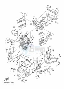 MT-25 MTN250-A (B4W1) drawing HEADLIGHT