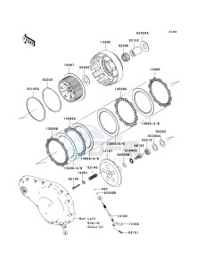 VN 2000 E [VULCAN 2000 CLASSIC] (6F-7F) E6F drawing CLUTCH