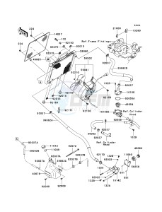 KVF 750 E [BRUTE FORCE 750 4X4I NRA OUTDOORS] (E8F-E9FA) E9FA drawing RADIATOR