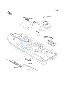 JT 900 B [900 STS] (B3-B4) [900 STS] drawing DECALS-- JT900-B3- -