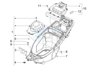 Runner 50 Pure Jet drawing Helmet box - Undersaddle