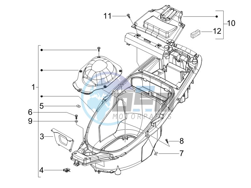 Helmet box - Undersaddle