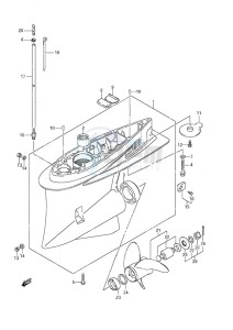 DF 250 drawing Gear Case (DF 250S)