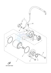 MTT690P-AB MT-07 TRACER TRACER 700 (B7K1 B7K1 B7K1 B7K1) drawing STARTING MOTOR